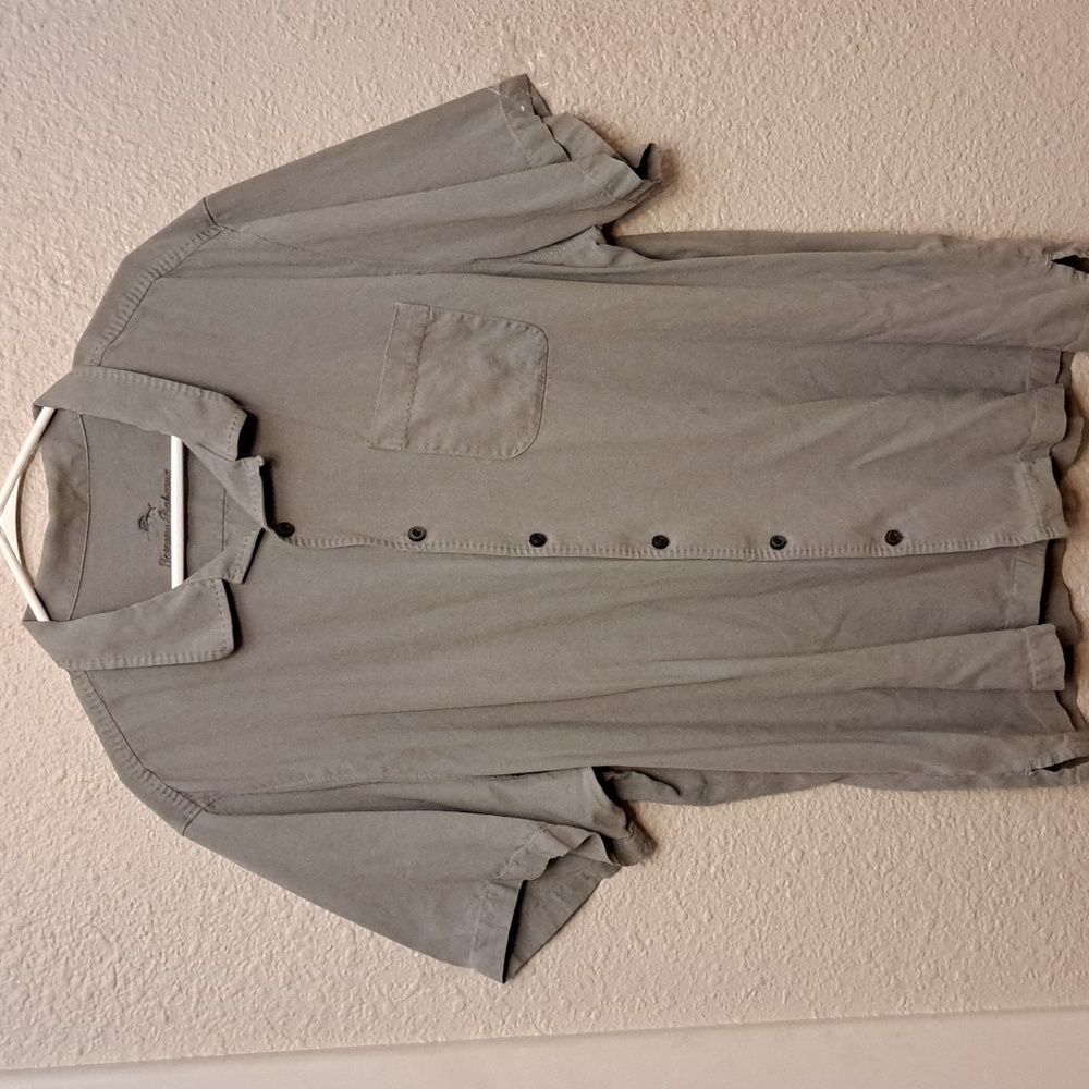 Tommy Bahama 100% Silk Hawaiian/Beach Button Down shirt Size Mens 2XLT